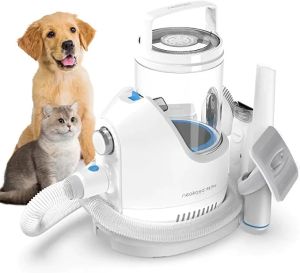 Neakasa P2 Pro Pet Grooming Kit | Powerful Suction + Low-Noise All-in-One Tools for Dogs & Cats | 1-Year SG Warranty