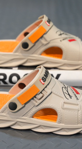 Sandal Pria 2025 Model Baru Korea dengan Tali Tumit Belakang dan Sandal EVA yang Nyaman dan Keren