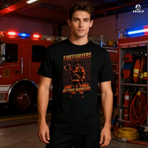 Arials Kaos Baju Firefighter inferno Warriors