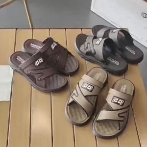 Sandal Pria Kekinian - Sendal Kulit Cowok Terlaris Viral