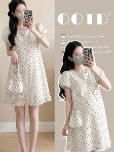 French Stylish Pregnant Wear Dress