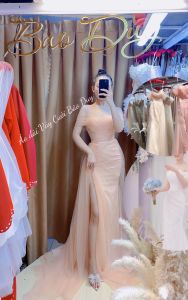 Váy cưới dạ hội chụp ảnh đi bàn siêu đẹp