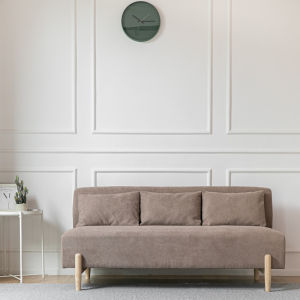 Fabric Sofa Small Apartment Single Double Combination Modern Minimalist Living Room Bedroom Solid Wood Household Simple Small Sofa