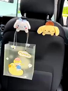 Car Back Seat Hook Hanger Holder Headrest Hook Seat Organizer Storage Mini Cute Strong Cartoon Heavy Duty Hanger Organiser Hanging Holder Car Interior Decoration Car Accessories Axia Myvi Saga Persona bezza aruz viva kenari kelisa alza x50