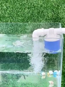 ลูกลอยควบคุมน้ำอัตโนมัติขนาด 1/2" 3/4" และ 1" สีฟ้าพลาสติกอย่างดี ทางน้ำออกมีงอ 90 แถม【MKMK+จัดส่งฟรี】