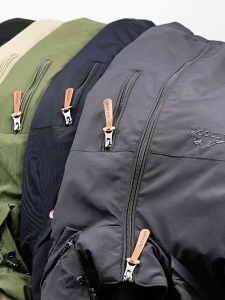 DAILYGO Mens Tactical Jacket Waterproof Outdoor Hooded Coat Mens Trench Coat Sports Multi-pocket Man Coat