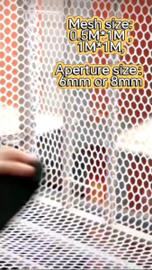 Plastic Protective Net 50cmX100cm Pet Protection Net Baby Plastic Mesh Balcony Stair Protective Net