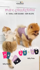 Pomapoo - Baju Kucing dan Baju Anjing Mify Collection