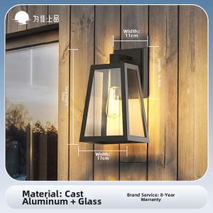 VINCAN | Waterproof Solar Sensor Outdoor Wall Light