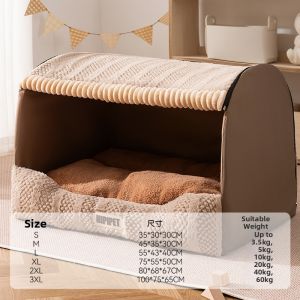 hipidog | Warm Washable Indoor Dog House for Large Dogs