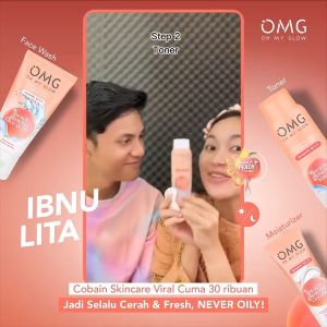 OMG Oh My Glow - Glow Kit Paket Perawatan Wajah untuk Kulit Tampak Glowing Mencerahkan dan Tampak Sehat