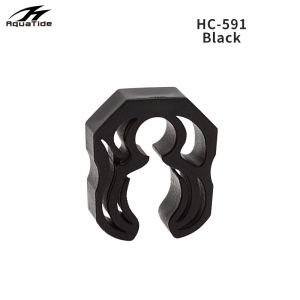 1pcs Scuba Diving Quick Release Pipe Clamp Pressure Gauges Hose Hanging Holder Second-stage Luminous Fixed Hook BCD Accessories