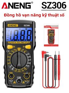 ANENG | Máy Đo Vạn Năng Kỹ Thuật Số Chuyên Nghiệp ANENG SZ306 Thiết Bị Kiểm Tra Thông Minh Điện Áp AC/DC Dòng Điện DC Điện Trở Kiểm Tra Điốt Đồng Hồ Đo Điện Trở 20M Ohm