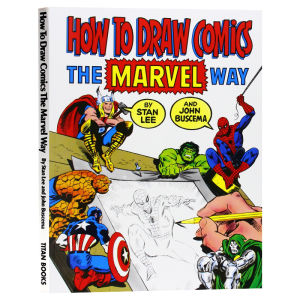ฮาวทูวาดการ์ตูนหนังสือปกอ่อนทาง มาร์เวล-นำเข้าโดย Stan & John Bussema หนังสือภาษาอังกฤษดั้งเดิม Lee