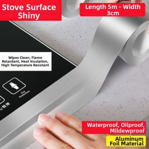 PISSA | Waterproof High-Temperature Resistant Seal Strip Aluminum Foil Tape