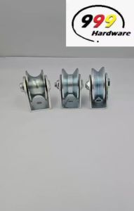 999 SLIDING GATE ROLLER 2-1/2" INCH (U / UV / V) WITH BRACKET / BESI BEARING PINTU PAGAR RODA PIPE / WROUGHT IRON GATE