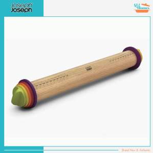 Joseph Joseph PrecisionPin - Rolling Pin with adjustable pastry thickness Dough Rollers Beech Wood