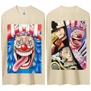 Bandai | ONE PIECE Animation Derivatives Printed Short Sleeve T-Shirt Mens and Womens 2026 Summer New Fashion Casual Cotton Popular