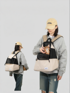 HiDREAM | Breathable Portable Chest Design Cat Backpack Suitable For All Seasons
