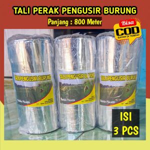 5 PCS/roll Tali Pertanian pengusir burung sawah lebih berkilau kualitas super promo gratis ongkir