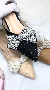 Sepatu Sandal Purple Orabelle Mutiara