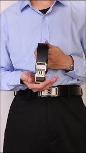 ＜1220＞ 2024 Thắt Lưng Mới Thắt Lưng Nam Da Thật Không Răng Tự Động Thắt Lưng Da Bò Nguyên Chất Thanh Niên Và Trung Niên Dễ Phối