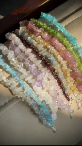 Vòng tay handmade đá tự nhiên khóa bạc 925 cao cấp  - Bluegems