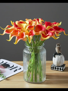 Mini Horseshoe Lotus Simulation Flower (minimum order of 3)Wedding Handmade Simulation Flower Home Decoration Simulation Flower Arrangement Simulation Plant Horseshoe Lotus Simulation Flower (minimum order of 3)