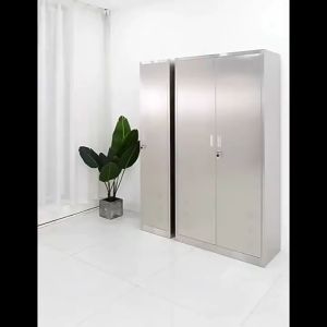 304 Stainless Steel Cleaning Cabinet School Company Hygienic Kit Storage Cupboard Mop Broom Cleaning Tools Storing Chest