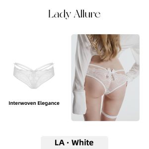 Sensual Soft Lace Bow Panties