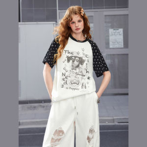 unifree | Puppy Print Short Sleeve T-Shirt