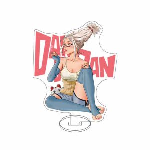 Bandai | 16CM Anime Hình Đứng Acrylic Dan Da Dan Momo Takakura Ken Shiratori Aira Ayase Seiko Turbo Bà Nội Cosplay Đồ Trang Trí Quà Tặng