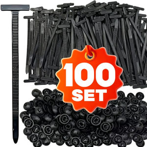 Heavy Duty Nylon Cable Ties Self-Locking UV Resistant Fasteners Car Home Office Outdoor Use Universal car acesssories