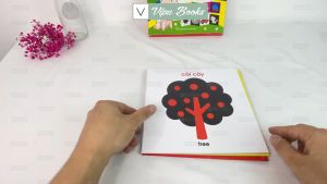 Sách - Kích Thích Thị Giác Cho Trẻ Sơ Sinh Song Ngữ Anh - Việt