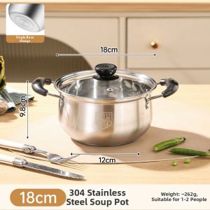 YIYIPAI | Stainless Steel Multi-use Cooking Pot