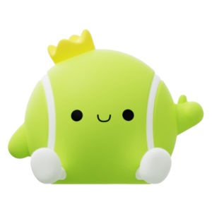 Silicone Tennis Night Light Rechargeable Tennis Sleeping Light Bedside Touch Lamp for Baby Nursery Toddler