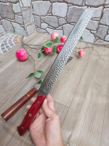 DAO BỔ DƯA DAO CẮT BÁNH HÀNG NHẬT DÀI 42-43CM CHẤT LIỆU THÉP KHÔNG GỈ CAO CẤP CÁN GỖ