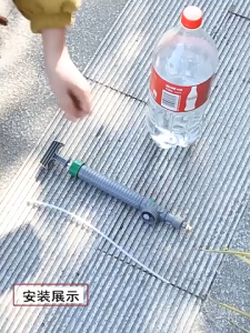 Drink bottle sprayer cola spray head universal duplex pull-out sterilize watering spraying car washing accessories spray rod