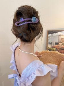 Summer Fruit Hair Clip Womens Large Size Duckbill Hair Clip Stylish Sensation New 2025 Back of Head Bun Hair Accessory