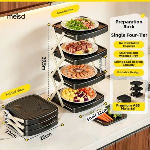 MEISD | Foldable Multi-functional Kitchen Storage Rack