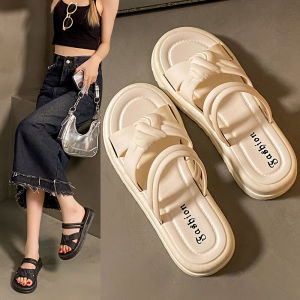Womens Summer Sandals Soft Bottom Flat Slippers Casual Hollow out Design Beach Shoes Comfortable Walking Flip Flops