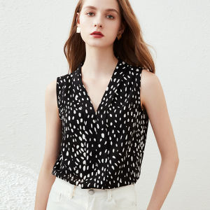 Áo Vest Chiffon Không Tay Mùa Thu Đông Cho Nữ Áo Sơ Mi Công Sở Rộng Rãi Áo Khoác Ngoài Thời Trang Không Tay Áo Vest Kẻ Caro