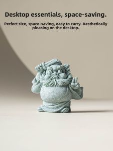 SHUANGYU | Decorative Zhong Kui Figurine for Aquarium Scenery Creative Desk Tea Play