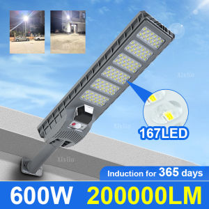600W/400W/300W Solar Light for Outdoor Street Light Motion Sensor Waterproof Sunlight Floodlight Wall Garden External Solar Lamp