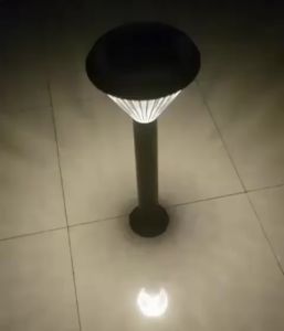 [SOLAR] 3 COLOR SOLAR LED GARDEN LIGHT REMOTE CONTROL SOLAR CHARING OUTDOOR GARDEN BOLLARD LAMP
