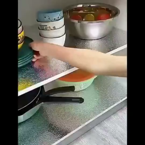 Aluminum Foil 5M Kitchen Wall Cooker Oil-Proof Heat Resistance Self-Adhesive Waterproof Sticker