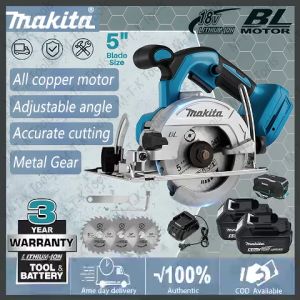 Makita 5" Cordless Circular Saw Heavy Duty Electric Saw Wood Cutter Machine Portable Power Saws