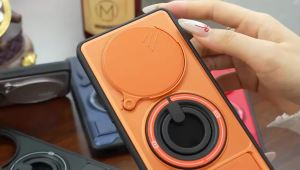 szhaiyu | Armor Hard Kickstand Phone Case For Xiaomi Poco F8 X7 X8 Pro Max Ultra Magnetic Stand Slide Camera Protector Shockproof Cover