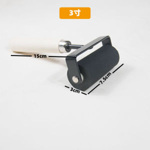 Full Rubber Printing Roller Woodcut Block Printing Blown Plastic Printing Ink Roller Color Material Printing Tool No Slip