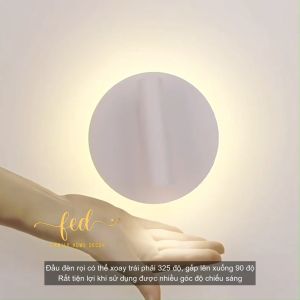 Đèn Rọi Đọc Sách Gắn Tường Dimmer Tăng Giảm Độ Sáng Kèm Ổ Cắm USB Sạc Điện Thoại Lắp Tab Đầu Giường Phòng Ngủ Khách Sạn